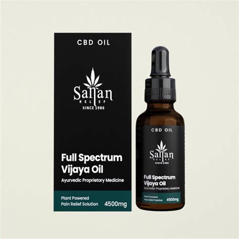 Full Spectrum Vijaya Oil 4500mg | Sanan Relief – CBD Shop of India™
