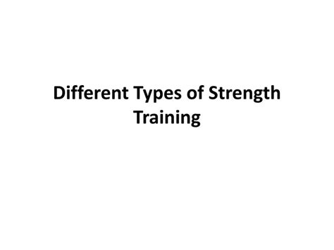 Types of Strength Training 的图像结果