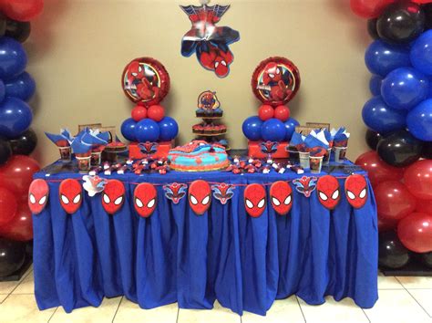 Spiderman Table Setup | Festive Party Decorations