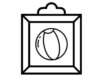 29 Summer Games Coloring Pages, Picture Frame Theme, Early Finisher ...