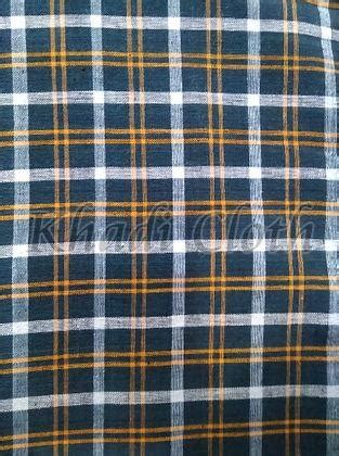 Handloom Cotton Check Fabric Supplier from Murshidabad
