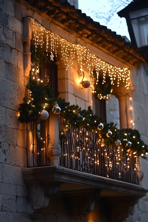 17 Easy Small Apartment Christmas Balcony Decor Ideas