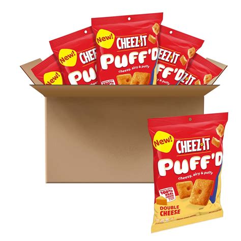 Buy Cheez-It Puff'd Cheesy Baked Snacks, Puffed Snack Crackers, Kids ...