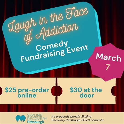 3rd Annual Laugh in the Face of Addiction Comedy Show Fundraiser, South ...