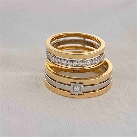 Layers Of Love Fusion Couple Rings
