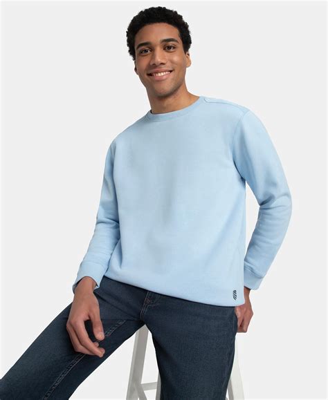 Buy Super Combed Cotton Rich Fleece Sweatshirt with StayWarm Technology ...