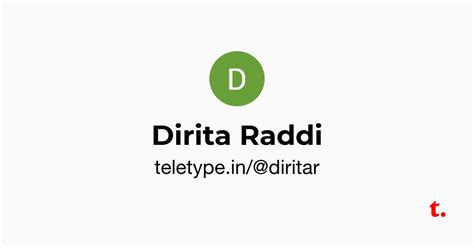 Dirita Raddi — Teletype