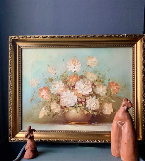 Framed Vintage Original Oil Painting by Robert Cox – Oneoffto25.com