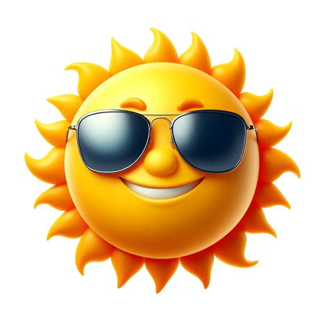See related image detail. Sun with sunglasses on transparent background 46485606 PNG