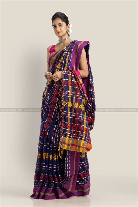 Bengal Khadi Saree – Monamaar