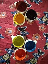 Ceramic Milk Mug - Pack Of 6, White, 120ml : Amazon.in: Home & Kitchen