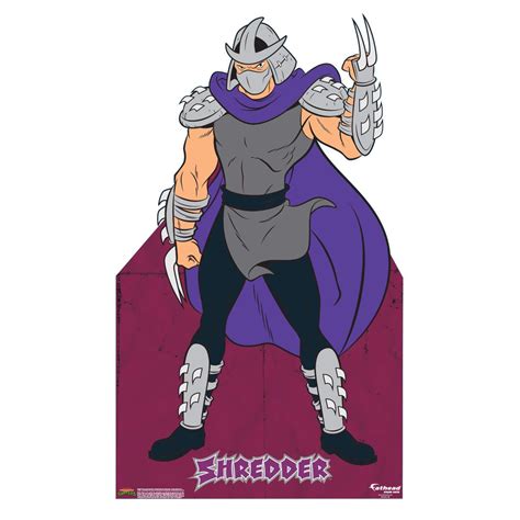 Teenage Mutant Ninja Turtles: Shredder Life-Size Foam Core Cutout - Of ...