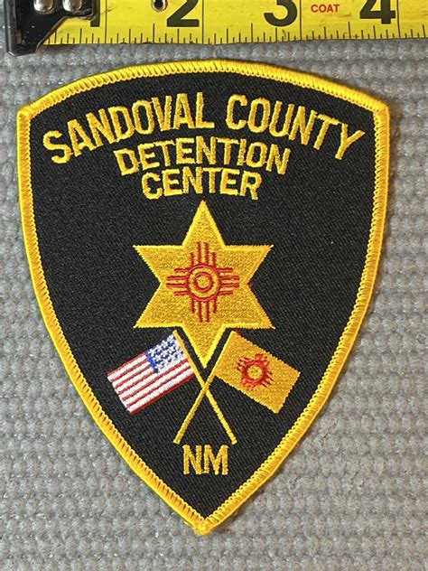 Sandoval County Detention Center (New Mexico) 1st Issue Shoulder Patch ...