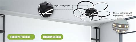 Buy Smartway®-56 Watt Floret Black, Chandelier for Ceiling Modern, Hall ...