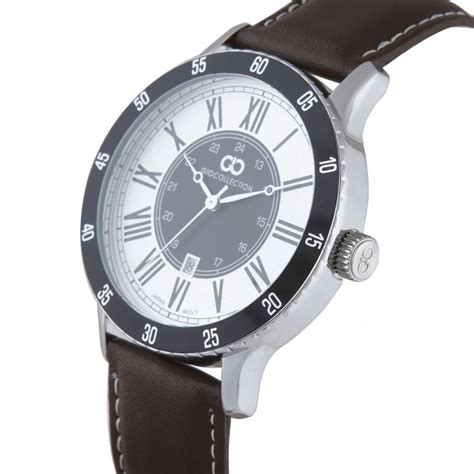 Gio Collection Inara Analog Silver Dial Men's Watch- G1033-01 : Amazon ...