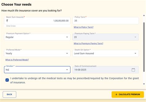 LIC Term Plan Calculator & Premium Guide