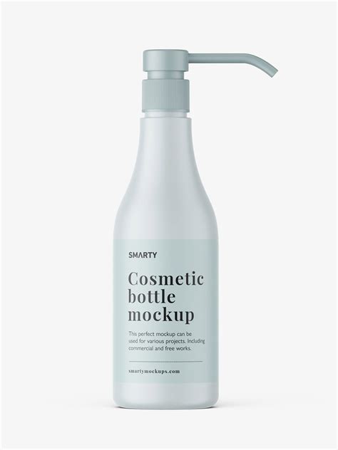 Matt pump bottle mockup - Mockups Design