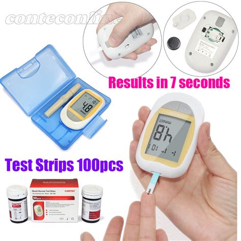 NEW Glucometer Glucose Monitor Blood Sugar Value 100 | Ubuy India