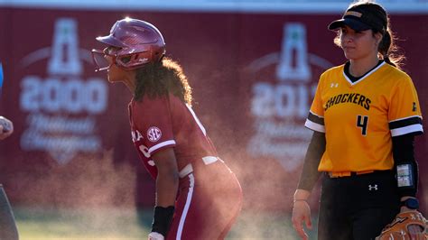 Oklahoma softball run-rules Texas-Arlington