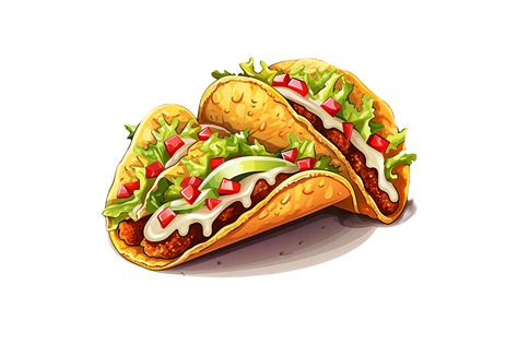 Taco Clipart Graphic by Forhadx5 · Creative Fabrica