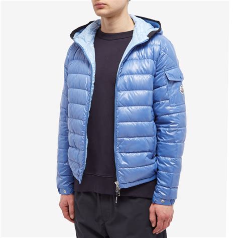 Moncler Galion Hooded Down Jacket Mid Blue | END. (ES)