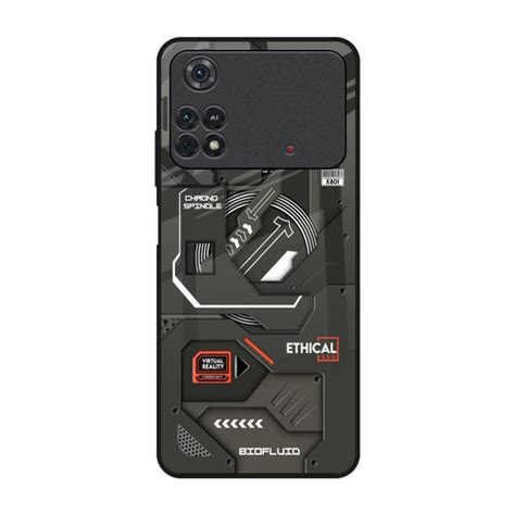 Tech Aesthetics Poco M4 Pro Glass Back Cover - Flat 35% Off On Poco M4 ...