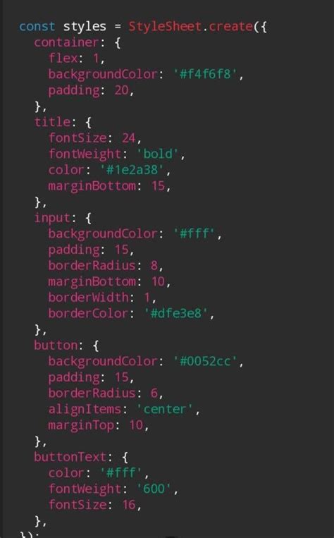 UI Styling for React Native Mobile App With Latest CSS | Freelancer