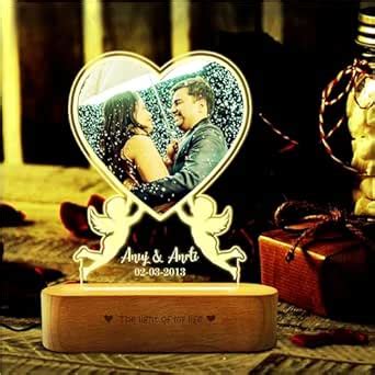 Buy ZOCI VOCI Personalized Valentine Gift for Couple - LED Photo Frame ...