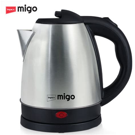 Impex Migo Inferno Stainless Steel Electric Kettle 1.8 Litre 1500 Watt ...