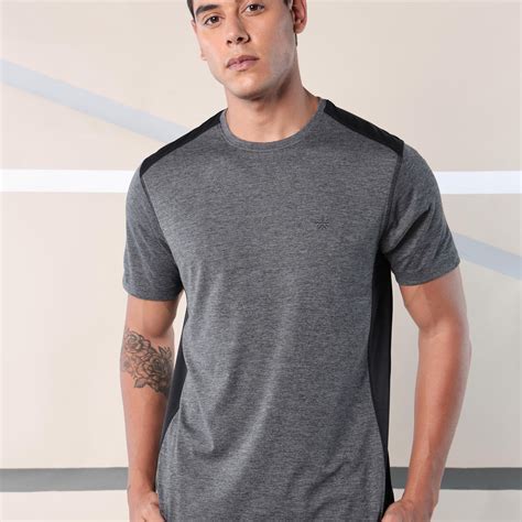 Buy Men's Train In Grey Comfortech-Shirt Online in India | Cult Store