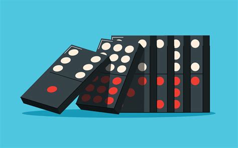 domino isolated domino effect vector illustration 18810966 Vector Art ...
