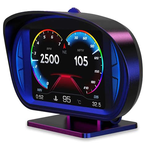 OBD2 Digital Speedometer, Universal Head Up Display (HUD), with Digital ...