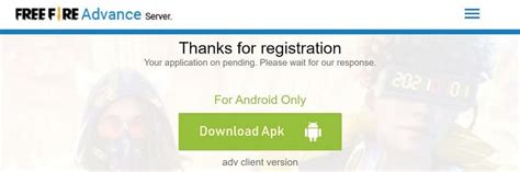 Free Fire OB26 Advance Server for Android: APK download link