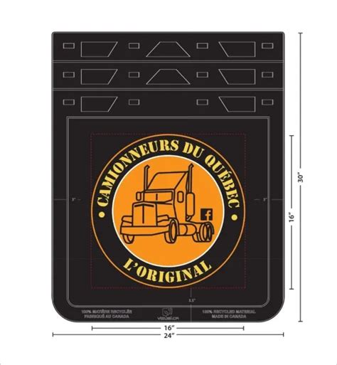 Heavy Duty Mud Flaps for Trucks in Canada | The Mud Flap Guy