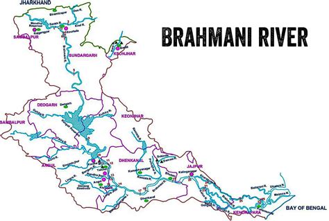 Brahmani Baitarani river basin - Notes | Study ATLAS: Map based ...