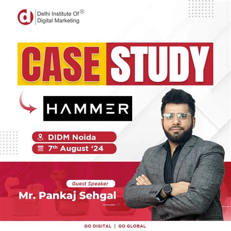 Join Us for a Case Study Session for Hammer’s Success Story at DIDM, Noida