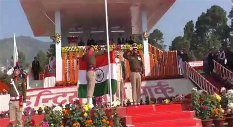 Flag Blip on Republic Day in Arunachal