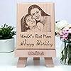 GFTBX World’s Best Mom Customized Engraved Photo Frame for Mother ...