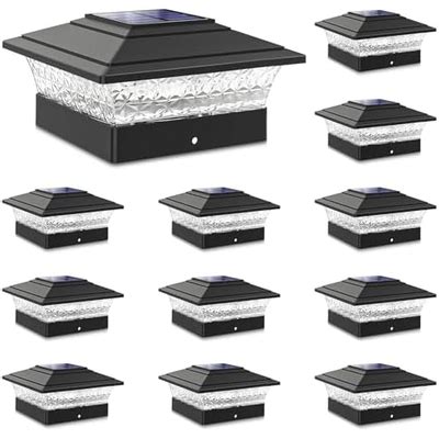 JOFIOS Solar Post Cap Lights Outdoor 12pack, Waterproof India | Ubuy