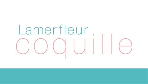 Lamer fleur coquille