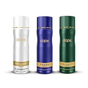 Buy dope Deodorant combo for men & women | UNIVERSAL + FRESH + VELO ...