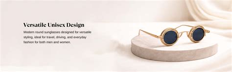 Mafia | Golden Round Sunglass – ZAADRAN