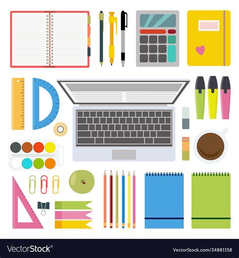 School Stationery Items 的图像结果