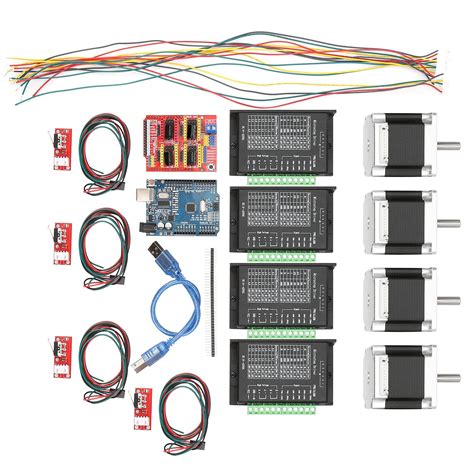 Buy 3D Printer Stepper Motor Kit, Nema 23 Motor High Torque Stepper ...