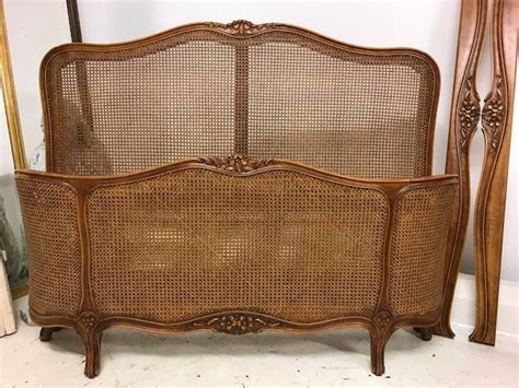 Image result | Antique french bed, Caned headboard, French antiques