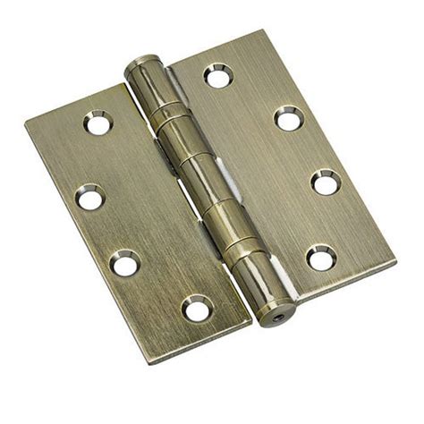 Richelieu 4823-B 4-1/2" X 4" Ball Bearing Square Corner Mortise Door ...