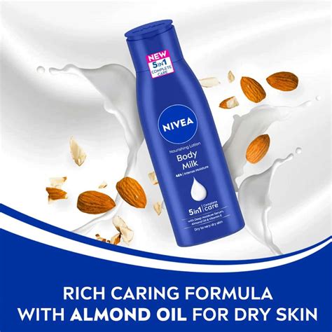 Buy NIVEA NOURISHING BODY MILK LOTION 5 IN 1 COMPLETE CARE - BOTTLE OF ...