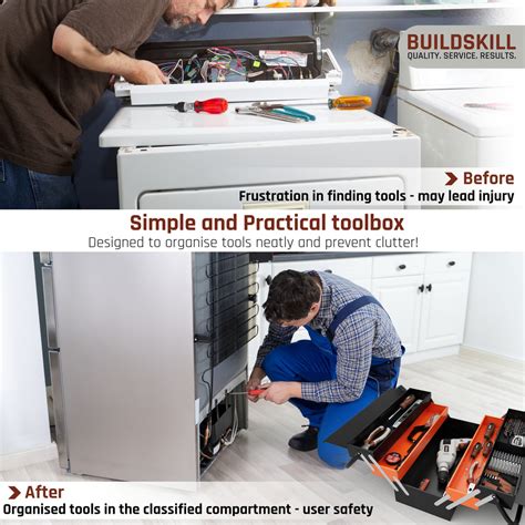 Buildskill Tool Box 21" - 3-Cabinet