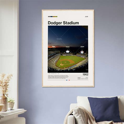 Dodger Stadium Poster, Full-Size Movie Poster, Ready to Hang - Citiesbox