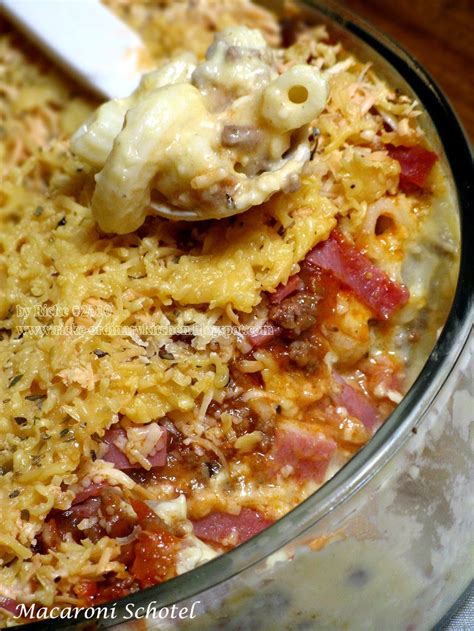 Just My Ordinary Kitchen : SPECIAL MACARONI SCHOTEL   MY  